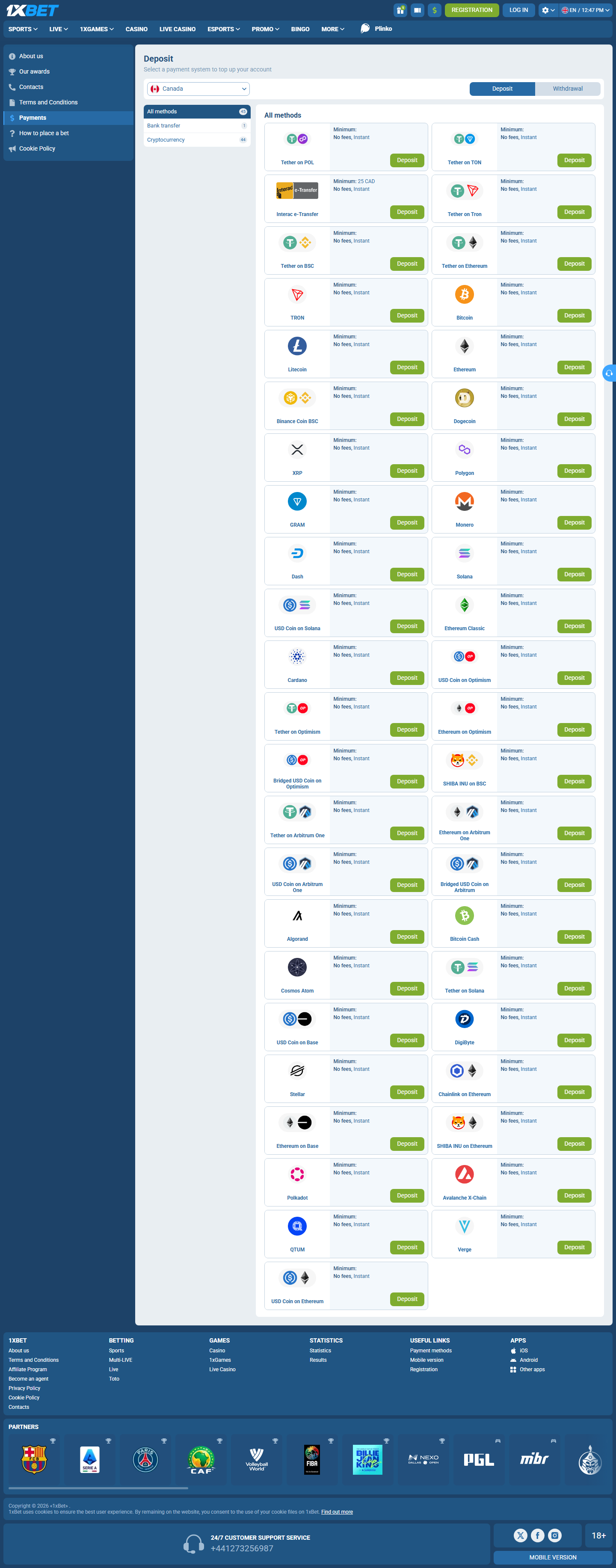CA payment research